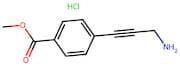 Methyl 4-(3-aminoprop-1-yn-1-yl)benzoate hydrochloride
