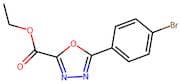 Ethyl 5-(4-bromophenyl)-1,3,4-oxadiazole-2-carboxylate