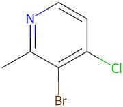 3-Bromo-4-chloro-2-methylpyridine