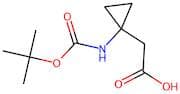 2-(1-{[(tert-Butoxy)carbonyl]amino}cyclopropyl)acetic acid