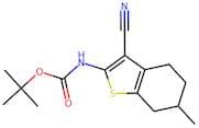 Tert-butyl (3-cyano-6-methyl-4,5,6,7-tetrahydrobenzo[b]thiophen-2-yl)carbamate