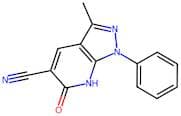 3-Methyl-6-oxo-1-phenyl-6,7-dihydro-1H-pyrazolo[3,4-b]pyridine-5-carbonitrile