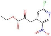 Ethyl 3-(2-chloro-5-nitropyridin-4-yl)-2-oxopropanoate