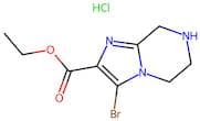Ethyl 3-bromo-5,6,7,8-tetrahydroimidazo[1,2-a]pyrazine-2-carboxylate hydrochloride