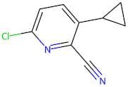 2-Pyridinecarbonitrile, 6-chloro-3-cyclopropyl-