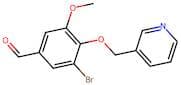 3-Bromo-5-methoxy-4-(pyridin-3-ylmethoxy)benzaldehyde