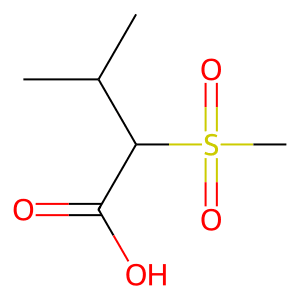 3-Methyl-2-(methylsulfonyl)butanoic acid