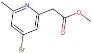 Methyl 2-(4-bromo-6-methylpyridin-2-yl)acetate