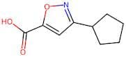 3-Cyclopentyl-1,2-oxazole-5-carboxylic acid