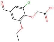 (2-Chloro-6-ethoxy-4-formylphenoxy)acetic acid