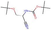 tert-Butyl (R)-(2-(tert-butoxy)-1-cyanoethyl)carbamate
