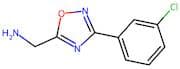 1-[3-(3-Chlorophenyl)-1,2,4-oxadiazol-5-yl]methanamine