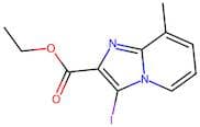 3-Iodo-8-methyl-imidazo[1,2-a]pyridine-2-carboxylic acid ethyl ester