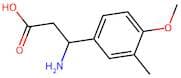 3-Amino-3-(4-methoxy-3-methylphenyl)propanoic acid