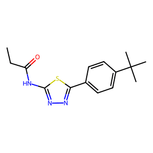 N-(5-(4-(tert-Butyl)phenyl)-1,3,4-thiadiazol-2-yl)propionamide