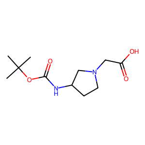 2-(3-((Tert-butoxycarbonyl)amino)pyrrolidin-1-yl)acetic acid