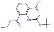 Ethyl 2-((tert-butoxycarbonyl)amino)-3-nitrobenzoate