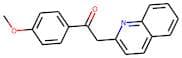 1-(4-Methoxyphenyl)-2-(quinolin-2-yl)ethan-1-one
