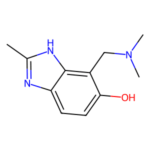 7-((Dimethylamino)methyl)-2-methyl-1H-benzo[d]imidazol-6-ol