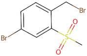4-Bromo-2-(methylsulphonyl)benzyl bromide