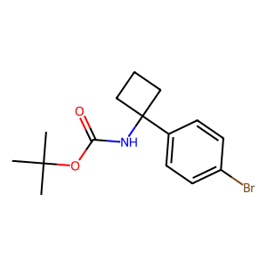 tert-Butyl 1-(4-bromophenyl)cyclobutylcarbamate