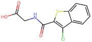 2-[(3-chloro-1-benzothiophen-2-yl)formamido]acetic acid