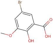 5-Bromo-2-hydroxy-3-methoxybenzoic acid