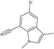 5-Bromo-1,3-dimethyl-1H-indole-7-carbonitrile