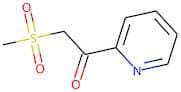 2-(Methylsulphonyl)-1-(pyridin-2-yl)ethanone