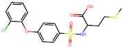 2-[[4-(2-Chlorophenoxy)phenyl]sulfonylamino]-4-methylsulfanylbutanoic acid
