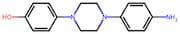 1-(4-Aminophenyl)-4-(4-hydroxyphenyl)piperazine