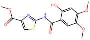 Methyl 2-(2-hydroxy-4,5-dimethoxybenzamido)thiazole-4-carboxylate