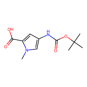 4-Amino-1-methyl-1H-pyrrole-2-carboxylic acid, 4-BOC protected