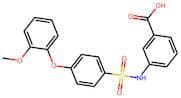 3-((4-(2-Methoxyphenoxy)phenyl)sulfonamido)benzoic acid