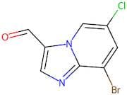 8-Bromo-6-chloroimidazo[1,2-a]pyridine-3-carbaldehyde