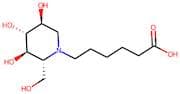 6-[(2R,3R,4R,5S)-2-(Hydroxymethyl)-3,4,5-trihydroxypiperidin-1-yl]hexanoic acid