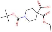 1-(tert-Butoxycarbonyl)-4-(ethoxycarbonyl)piperidine-4-carboxylic acid