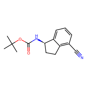 (R)-tert-Butyl (4-cyano-2,3-dihydro-1H-inden-1-yl)carbamate
