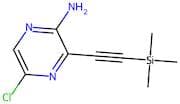 5-Chloro-3-(2-trimethylsilylethynyl)pyrazin-2-amine