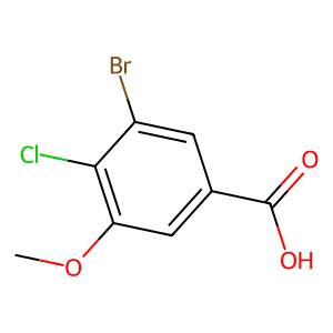 3-Bromo-4-chloro-5-methoxybenzoic acid