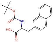 2-((Tert-butoxycarbonyl)amino)-3-(naphthalen-2-yl)propanoic acid