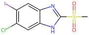 5-Chloro-6-iodo-2-(methylsulfonyl)-1H-benzo[d]imidazole