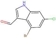 4-Bromo-6-chloro-1H-indole-3-carbaldehyde