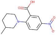 2-(3-Methylpiperidin-1-yl)-5-nitrobenzoic acid