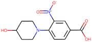 3-Nitro-4-(piperidin-4-ol-1-yl)benzoic acid