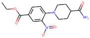 Ethyl 3-nitro-4-(piperidin-4-carboxamide-1-yl)benzoate