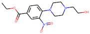 Ethyl 4-[4-(2-hydroxyethyl)piperazin-1-yl]-3-nitrobenzoate