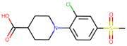 1-[2-Chloro-4-(methylsulphonyl)phenyl]piperidine-4-carboxylic acid