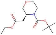 (S)-tert-Butyl 3-(2-ethoxy-2-oxoethyl)morpholine-4-carboxylate