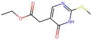 Ethyl 2-(2-(methylthio)-6-oxo-1,6-dihydropyrimidin-5-yl)acetate